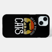 Gewoon Een Meisje Dat Van Katten Houdt Case-Mate iPhone Case (Achterkant (horizontaal))