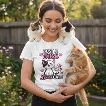 Gewoon een meisje dat van katten houdt leuk katten