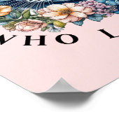 Gewoon een meisje dat van katten houdt poster (Hoek)