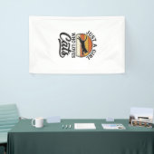 Gewoon een meisje dat van katten houdt Retro Vinta Spandoek (Beurs)