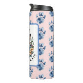 Gewoon een meisje dat van katten houdt thermosbeker (Geroteerd rechts)