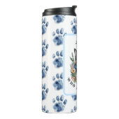 Gewoon een meisje dat van katten houdt thermosbeker (Gedraaid links)