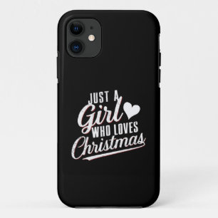 Gewoon een meisje dat van Kerstmis houdt  Case-Mate iPhone Case