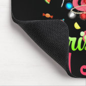 Gewoon een meisje dat van Kerstmis houdt in juli F Muismat (Hoek)