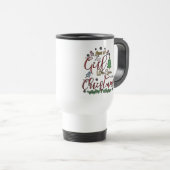 Gewoon een meisje dat van Kerstmis houdt Reisbeker (Voorkant rechts)