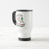 Gewoon een meisje dat van Kerstmis houdt Reisbeker (Voorkant links)