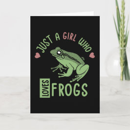Gewoon een meisje dat van kikkers houdt... met kik kaart