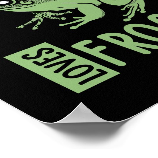 Gewoon een meisje dat van kikkers houdt... met kik poster (Hoek)