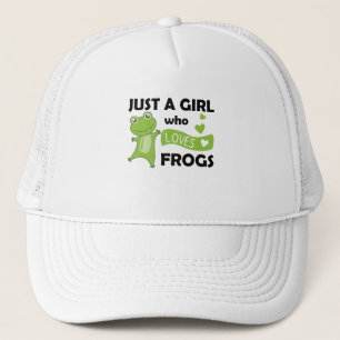 Gewoon een meisje dat van kikkers houdt... trucker pet