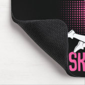 Gewoon een meisje dat van Kinder Basketball Girls  Muismat (Hoek)