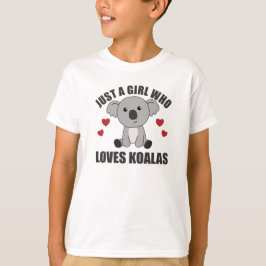 Gewoon een meisje dat van Koalas houdt - Cute Koal T-shirt