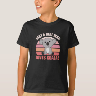 Gewoon een meisje dat van Koalas houdt, die Koalas T-shirt