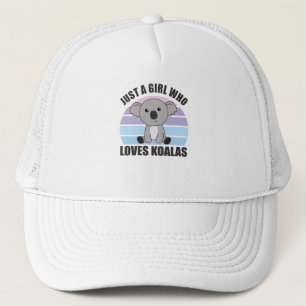Gewoon een meisje dat van Koalas houdt, die Koalas Trucker Pet
