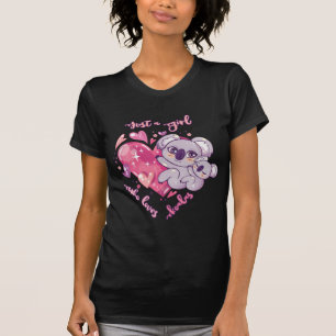 Gewoon Een Meisje Dat Van Koala's Houdt T-shirt