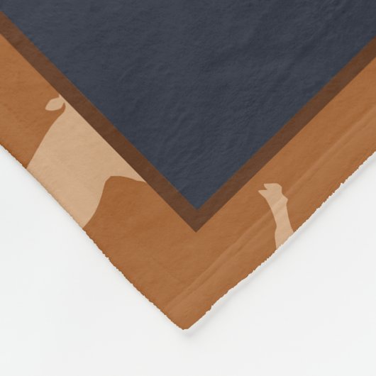 Gewoon een meisje dat van koeien houdt fleece deken (Hoek)