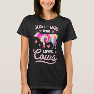 Gewoon Een Meisje Dat Van Koeien Houdt Schattige K T-shirt