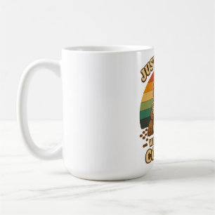 Gewoon Een Meisje Dat Van Koffie Houdt Grappig Ret Koffiemok