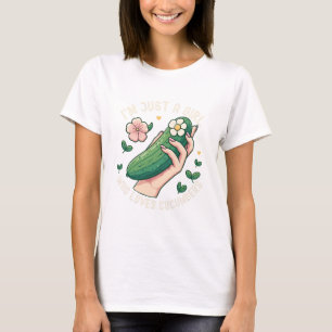 Gewoon Een Meisje Dat Van Komkommers Houdt - Grapp T-shirt