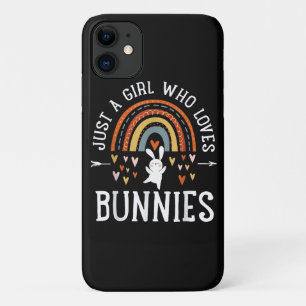 Gewoon Een Meisje Dat Van Konijnen Regenboog Houdt Case-Mate iPhone Case
