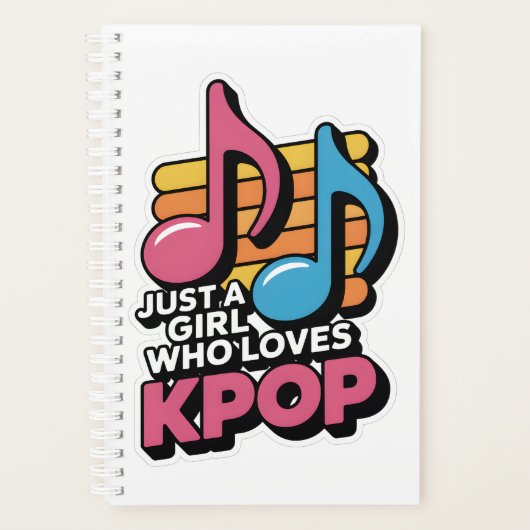 Gewoon een meisje dat van Kpop houdt Planner (Voorkant)