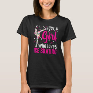 Gewoon Een Meisje Dat Van Kunstschaatsen Houdt Kun T-shirt
