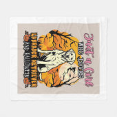 Gewoon een meisje dat van Labrador Retriever Hallo Fleece Deken (Voorkant (Horizontaal))