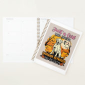 Gewoon een meisje dat van Labrador Retriever Hallo Planner (Display)
