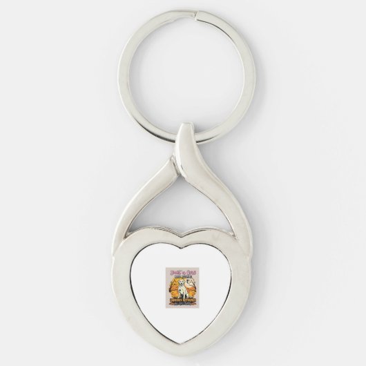 Gewoon een meisje dat van Labrador Retriever Hallo Sleutelhanger (Voorkant)