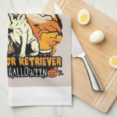 Gewoon een meisje dat van Labrador Retriever Hallo Theedoek (Quarter Fold)