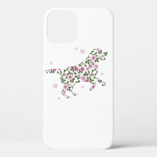 Gewoon een meisje dat van Labradors houdt. Perfect Case-Mate iPhone Case (Achterkant)