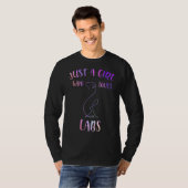 Gewoon een meisje dat van labs Clothes Labrador ho T-shirt (Voorkant volledig)