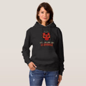 Gewoon een meisje dat van Ladybugs houdt Hoodie (Voorkant volledig)