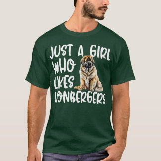 Gewoon een meisje dat van Leonbergers houdt T-shirt