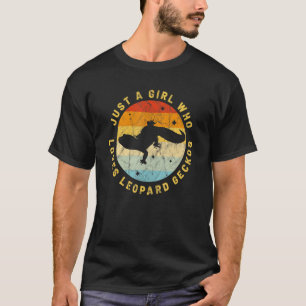 Gewoon een meisje dat van Leopard Geckos houdt, di T-shirt