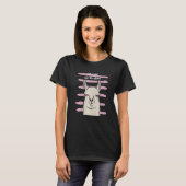 Gewoon een meisje dat van llama houdt t-shirt (Voorkant volledig)
