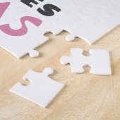 Gewoon een meisje dat van Llamas houdt Legpuzzel (Zijkant)