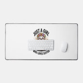 gewoon een meisje dat van luiaards houdt bureaumat (Keyboard & Muis)