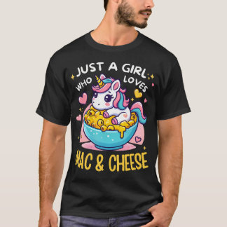 Gewoon Een Meisje Dat Van Mac En Kaas Houdt Schatt T-shirt