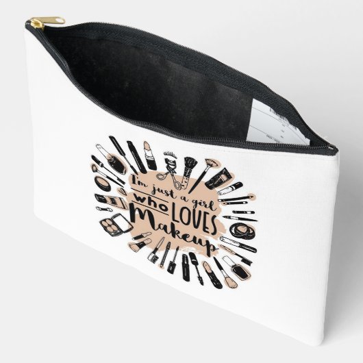 Gewoon een meisje dat van make-up houdt etui (Open)