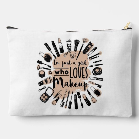 Gewoon een meisje dat van make-up houdt etui (Achterkant)