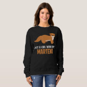 Gewoon een meisje dat van Martens Marten houdt Trui (Voorkant volledig)