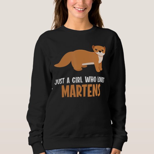 Gewoon een meisje dat van Martens Marten houdt Trui (Voorkant)