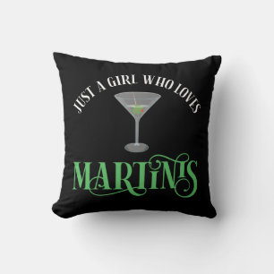 Gewoon Een Meisje Dat Van Martinis Houdt Kussen