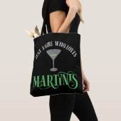 Gewoon Een Meisje Dat Van Martinis Houdt Tote Bag (Dichtbij)