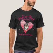 Gewoon een meisje dat van Merle Pomeranians houdt T-shirt (Voorkant)