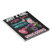 Gewoon een meisje dat van Monster Trucks houdt en  Notitieblok (Schuin)