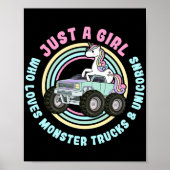 Gewoon een meisje dat van Monster Trucks houdt en  Poster (Voorkant)