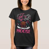 Gewoon een meisje dat van Moose Scandinavia Moose  T-shirt (Voorkant)