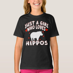 Gewoon Een Meisje Dat Van Nijlpaarden Houdt T-shirt