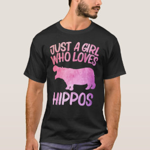 Gewoon Een Meisje Dat Van Nijlpaarden Houdt Voor V T-shirt